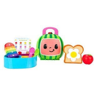 Cocomelon Lunchbox Playset: Stack Sort & Learn Counting Toy Set 15 Pieces New